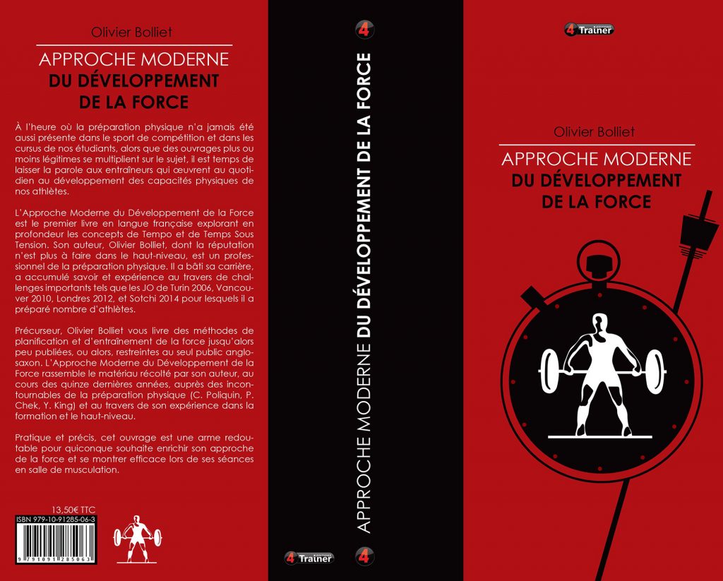 Approche moderne du développement de la force - livre - 4 trainer éditions / Anabelle Graphiste Freelance