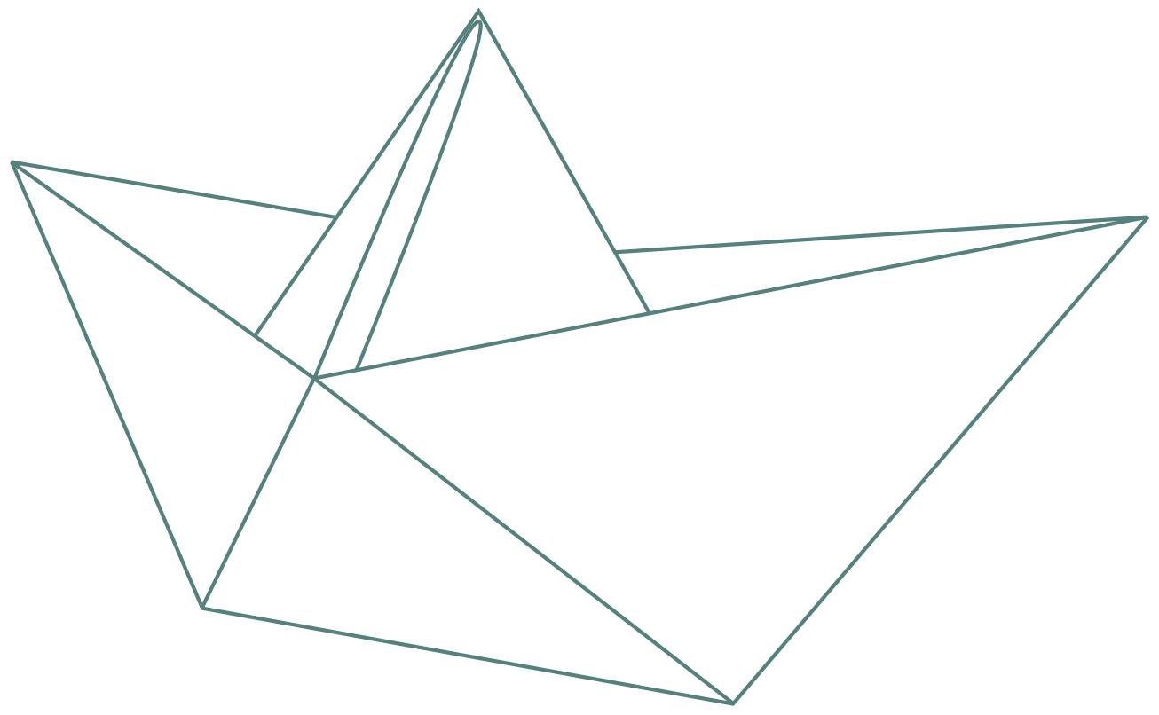 origamie Bateau - Anabelle Graphiste Freelance